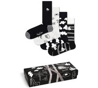 Medias Unisex HAPPYSOCKS Black And Blanco Regalo Set Medias 4 Pares 9100~426900