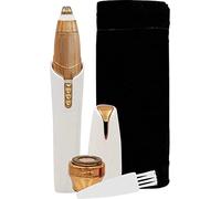 MediaShop Roxy Brows Epilatore lavabile Bianco, Oro
