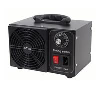 Mediatech Purificador de aire Generador de ozono 60 000 mg/h Temporizador de 5 a 60 min Carcasa metálica 140 W 4 placas cerámicas de rutenio Ventilador de 2 600 rpm MT6540