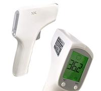 Mediawave Store - Termómetro digital para niños 59250 de infrarrojos SETABLU sin contacto con pantalla LCD, no táctil, para la medición de la temperatura, fiebre, estados influenciales