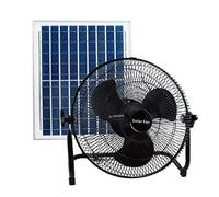 Mediawave Store - Ventilador portátil de carga solar, de mesa, suelo, escritorio, ventilador inalámbrico, de pared, para camping, ventilador portátil de carga solar