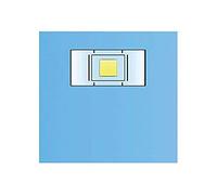 Mediberg Campo quirúrgico de oftalmología, tela no tejida, estéril, desechable, fenestración redonda Ø10 cm con film de incisión, Bolsa doble para recogida de líquidos, 160x160 cm, 40 pz envueltas