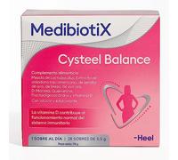 MedibiotiX - Cysteel Balance, Complemento Alimenticio con Prebióticos, Probióticos, Arándanos y D-Manosa, Equilibra la Microbiota Intestinal y Vaginal, Bienestar del Aparato Urinario - 28 Sobres