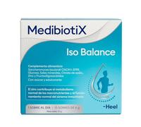 MedibiotiX - Iso Balance, Complemento Alimenticio con Prebióticos, Probióticos y Sales Minerales, Equilibra la Microbiota Intestinal, Con Suero que Evita la Deshidratación en Diarreas - 10 Sticks
