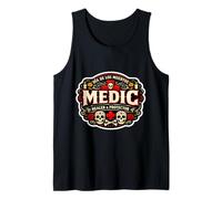 Medic Día de los Muertos Día de los Muertos Sanador y Protector Camiseta sin Mangas