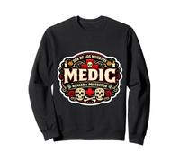 Medic Día de los Muertos Día de los Muertos Sanador y Protector Sudadera