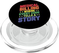 Medical Billing Where Every Code Tells A Story PopSockets PopGrip para MagSafe
