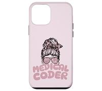 Medical Coder Billing Messy Bun Carcasa para iPhone 12 Mini