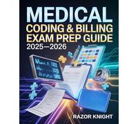 Medical Coding & Billing Exam Prep Guide 2025-2026: Comprehensive CPT, ICD-10, and HCPCS Review with Insurance Claims, Compliance, and CPC Practice Questions