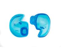 Medical Grade X-Small Swimming Doc's Pro Plugs - Blue - Non Vented