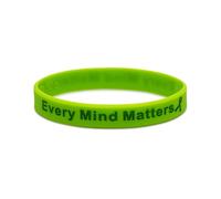 Medical ID Me Every Mind Matters - Pulsera juvenil de 18 cm Wear It Green Day School Awareness (paquete de 2)