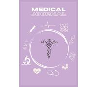 Medical Journal, 6"x9", Purple, Aesthetic: Daily Notes, Study Tracker, Clinical Observations, and Reflections - Ideal for Med Students, Interns, and Residents