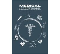 Medical Journal, 6"x9", Slate Blue Grey, Aesthetic: Daily Notes, Study Tracker, Clinical Observations, and Reflections - Ideal for Med Students, Interns, and Residents