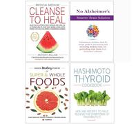 Medical Medium Cleanse to Heal [Hardcover], The Anti-Inflammatory & Autoimmune Cookbook, Hidden Healing Powers of Super & Whole Foods, Hashimoto Thyroid Cookbook 4 Books Collection Set