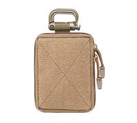 Medical Molle - Bolsas compactas tácticas de primeros auxilios, compactas y militares EMT de grado utilitario para camping, caza, senderismo, hogar, coche y aventuras (gris)