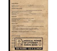 Medical Power of Attorney Forms Book: Health Care Proxy Log Book | Medical POA Legal Forms | Medical Authority Assignment Journal | 50 Forms