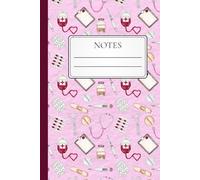 Medical Student Notebook - Cute Medical Pattern | College-Ruled, 120 Pages (Pink): Perfect for Med & Nursing Students • Study Journal • Lab Notes • Gift for Healthcare Students
