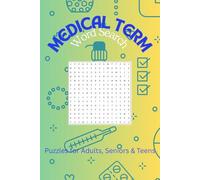 Medical Terms Word Search: Puzzle Word Searches about Medical Terms | 6x9 inches | 110 pages | 600+ Words | 50+ Puzzles | Gift for Travel, Vacations, ... Seniors & Teens. (Milington Word Searches)