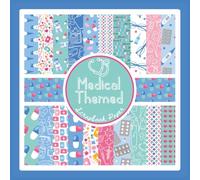 Medical Themed Scrapbook Paper: Doctor, Nurse, and Pharmacy Pattern Craft Paper Pad For Scrapbooking, Mixed Media, Junk Journals & Paper Crafts; 8.5 x 8.5"