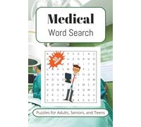 Medical Word Search Puzzle Book: Word Searches with Easy to Read Print about Medical, Medicine, Doctors, and More | 6x9 inches, 110 pages | 55 Puzzles ... Gift for Vacations, Holidays, and Free Times