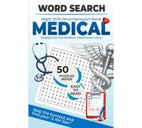 Medical Word Search Puzzle Book: Word Searches with Easy to Read Print about Medical, Nursing, Doctors, ICU & ER Healthcare Heroes and More | 6x9 ... Holidays, Travelling and and Free Times