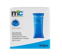 Medicalcorner24 10 bolsas para vómitos, 1,5 L, sin látex, resistentes a roturas y a prueba de fugas, higiénicas, desechables