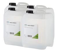 Medicalcorner24 Agua bidestilada AQUA BIDEST, doble destilada, agua de laboratorio, agua pura de laboratorio, 4 botes de 5 litros