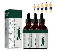Medicare - Gotas elevadoras de altura, aceite de crecimiento de altura, aceite de crecimiento de altura con efecto científico para pies, crecimiento de altura (3 unidades)