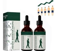 Medicare Height Booster Drops,New Medicare Height Growth Drops,Height Growth Oil, Natural Herbal Height Increasing Essential Oil,Increasing Height for Adolescent Bone Growth. (2Pcs)