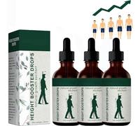 Medicare Height Booster Drops,New Medicare Height Growth Drops,Height Growth Oil, Natural Herbal Height Increasing Essential Oil,Increasing Height for Adolescent Bone Growth. (3Pcs)