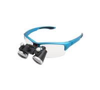 Médicas Quirúrgicas Binocular Loupes ，Gafas Lupas Dentales 2.5X Con Luz LED - Distancia De Trabajo 420mm Diadema Ajustable Ultraligera Para Odontólogos E Higienistas