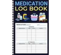 Medication Log Book: Large Print Daily Medication Tracker for Seniors and Caregivers to Record Morning, Afternoon & Evening Doses