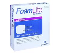 MEDICAZIONE IN SCHIUMA DI POLIURETANO SOTTILE ASSORBENTE CON ADESIVO IN SILICONE MICROFORATO CONVATEC FOAM LITE 10X10 10 PEZZI