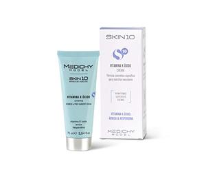 MEDICHY MODEL - Skin10 Vitamina K Óxido S10 Crema - Reduce Manchas vasculares hematomas, cuperosis, edemas- Fórmula Antioxidante - 75 ml