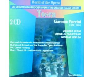 MEDICI STRING QUARTET - PUCCINI:TOSCA - VIRGINIA ZEANI, CORNELIU FANATEANU, NICOLAE HERLEA - 2CD SET / RARE