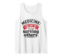 Medicina El Arte de Servir a los demás Médico Cuidado de la Salud Camiseta sin Mangas