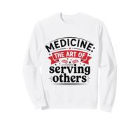 Medicina El Arte de Servir a los demás Médico Cuidado de la Salud Sudadera