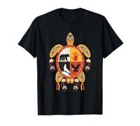 Medicina Tortuga de Rueda Indígena Nativo Americano MMIW Camiseta