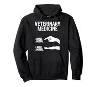 Medicina Veterinaria Animal pequeño y Grande Sudadera con Capucha