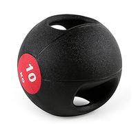 Medicine Ball Medicine Ball Elastic Ball with Handle Gravity Ball Waist and Abdomen Balance Ball with Anti-Leakage Nozzle 3KG/4KG/5KG/6KG/7KG/8KG/9KG/10KG (Size : 10kg/22lb)