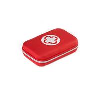 Medicine Bolsa de almacenamiento Box de primeros auxilios Caja médica portátil Medicina de supervivencia Píldoras de bolsillo para viajes en casa Viajes al aire libre Caja de emergencia 1 PC (rojo)