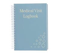 Medicine Recorder Notebook - A5 Health Planner | Paper Medication Log with Organized Layout, 400g Lightweight Journal with Tracking Pages for Caregivers Patients Busy Professionals Office Pharmacy