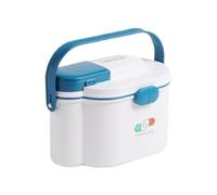Medicine Storage Box, Medicine Case Organizer, Portable Medicine Box, Space-Saving Medicine Box, Large Medicine Box, Travel Medicine Organizer, Medicine Storage Container, Two-Layer Medicine Organizer