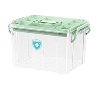 Medicine Storage Box - Organizador De Botellas De Píldoras Compacta | Medicamento Del Hogar Caja De Storaige | Organizador Médico Adecuado Para La Gestión De Píldoras Dailly, Uso De Viajes Y Organizac