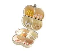 Medicine Storage Box, Travel Weekly Pill Organizer, Portable Pocket Dispenser for Pills, Supplements, and Medication, Compact and Lightweight for Daily Use, 2.95x2.95in