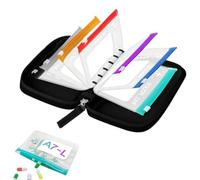 Medicine Storage Holder, Supplement Container, Travel Dispenser, Pocket Car