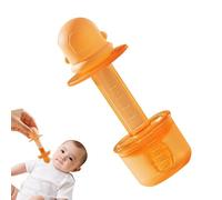 Medicine Syringe Pacifier - 4.68in Feeder, Food Grade Silicone, Eight Way