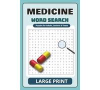 Medicine Word Search Book: Word Searches with Easy to Read Print about Medicine, Hospitals, Doctors and more | 6x9 inches, 110 pages | 50+ Puzzles...Gifts for Vacations, Holidays and Free Times