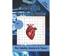 Medicine Word Search Puzzle: 50+ Puzzles Word Search Easy to Read about Medicine and More | 6x9 inches, 110 pages | Gift for Medicine & Doctor Lover