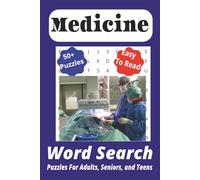 Medicine Word Search Puzzle Book: 50+ Puzzles, 110 Pages.